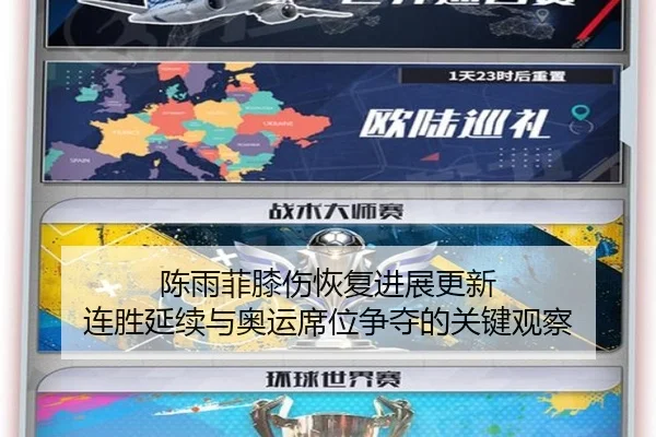 陈雨菲膝伤恢复进展更新 连胜延续与奥运席位争夺的关键观察